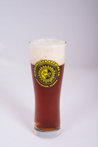 Midnight Sun Logo Pilsner Glass